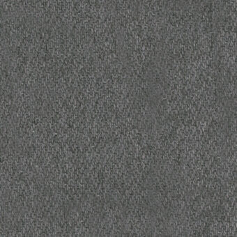 Dark gray woven fabric texture with a granular, mottled surface and compact weave; label reads "turri > fabric cat. b > 769 c."